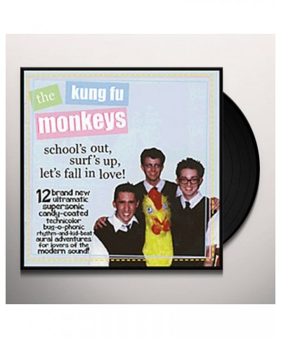 The Kung Fu Monkeys School's Out Surf's Up Let's Fall In Love Vinyl Record $9.82 Vinyl