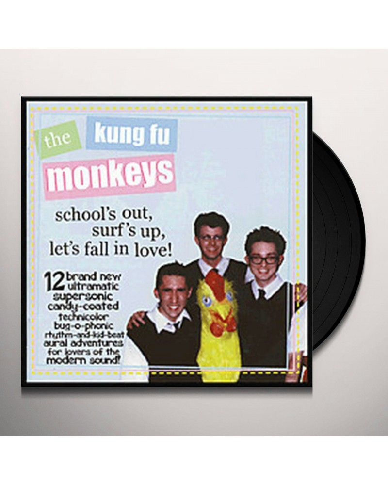 The Kung Fu Monkeys School's Out Surf's Up Let's Fall In Love Vinyl Record $9.82 Vinyl