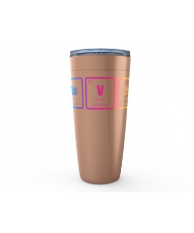 Music Life Viking Tumbler | Raver Periodic Table Ombre Design Tumbler $5.97 Drinkware