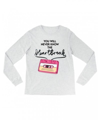 Music Life Long Sleeve Shirt | Cassette Heartbreak Shirt $6.30 Shirts