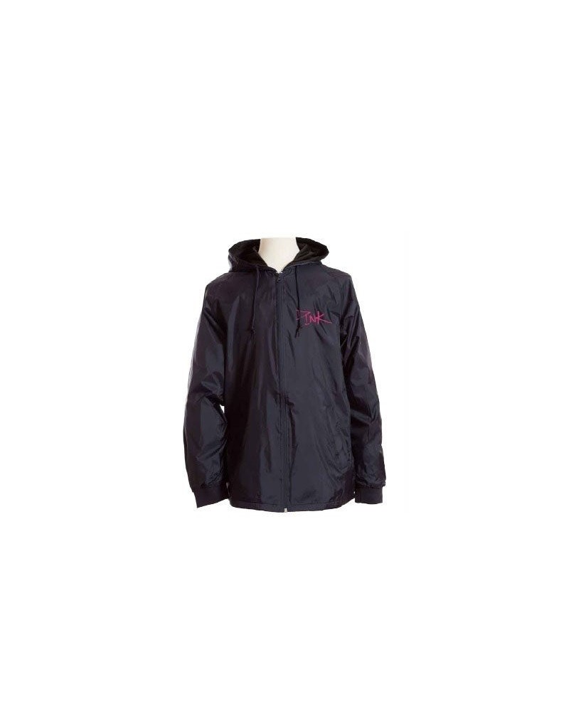 P!nk Embroidered Black Tech Jacket $6.76 Outerwear