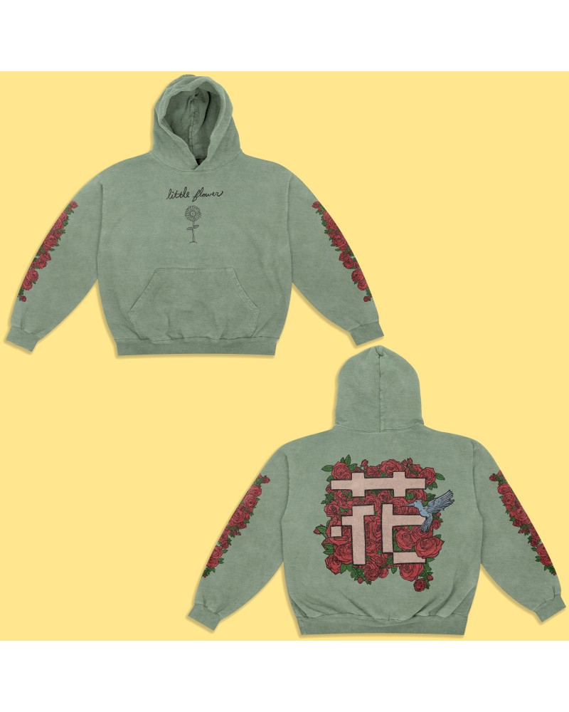 Johnny Stimson Flower Hoodie $11.24 Sweatshirts