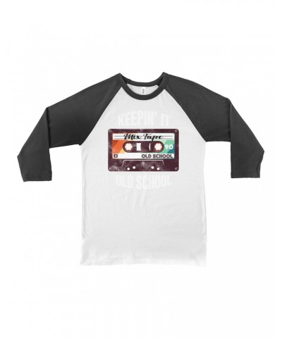 Music Life 3/4 Sleeve Baseball Tee | Keepin' It Old School Shirt $7.21 Shirts