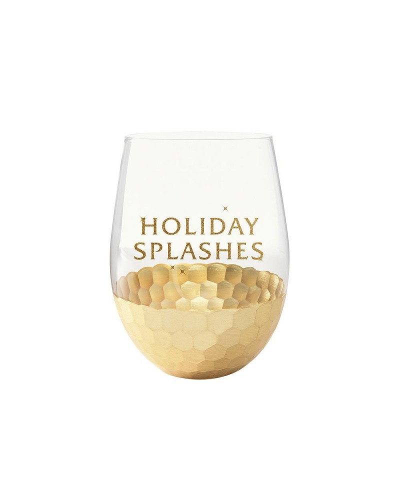 Mariah Carey Holiday Splashes Wine Glass $13.79 Drinkware