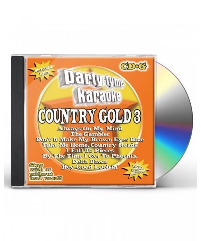 Party Tyme Karaoke Country Gold 3 (8+8-song CD+G) CD $13.86 CD