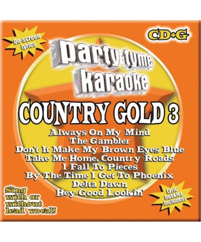 Party Tyme Karaoke Country Gold 3 (8+8-song CD+G) CD $13.86 CD