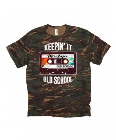 Music Life Camo Shirt | Keepin' It Old School Shirt $9.59 Shirts