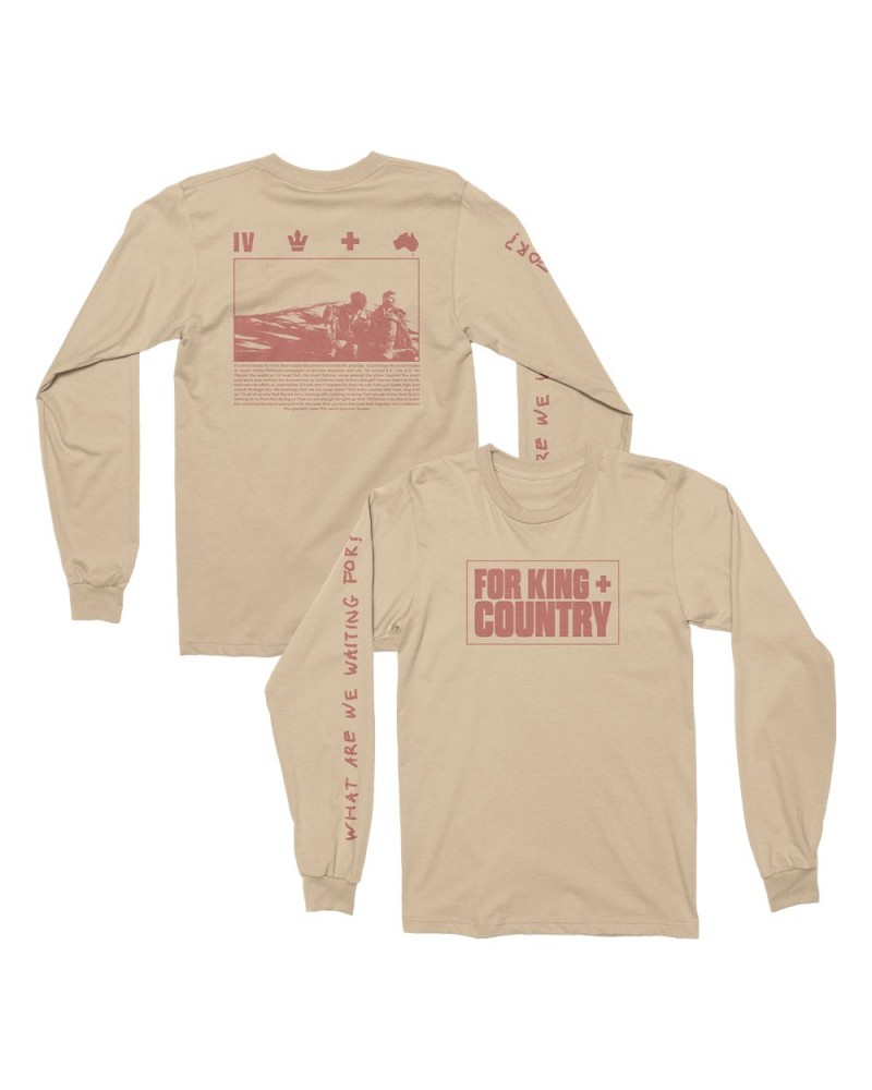 for KING & COUNTRY WAWWF? Tan Long Sleeve $5.62 Shirts