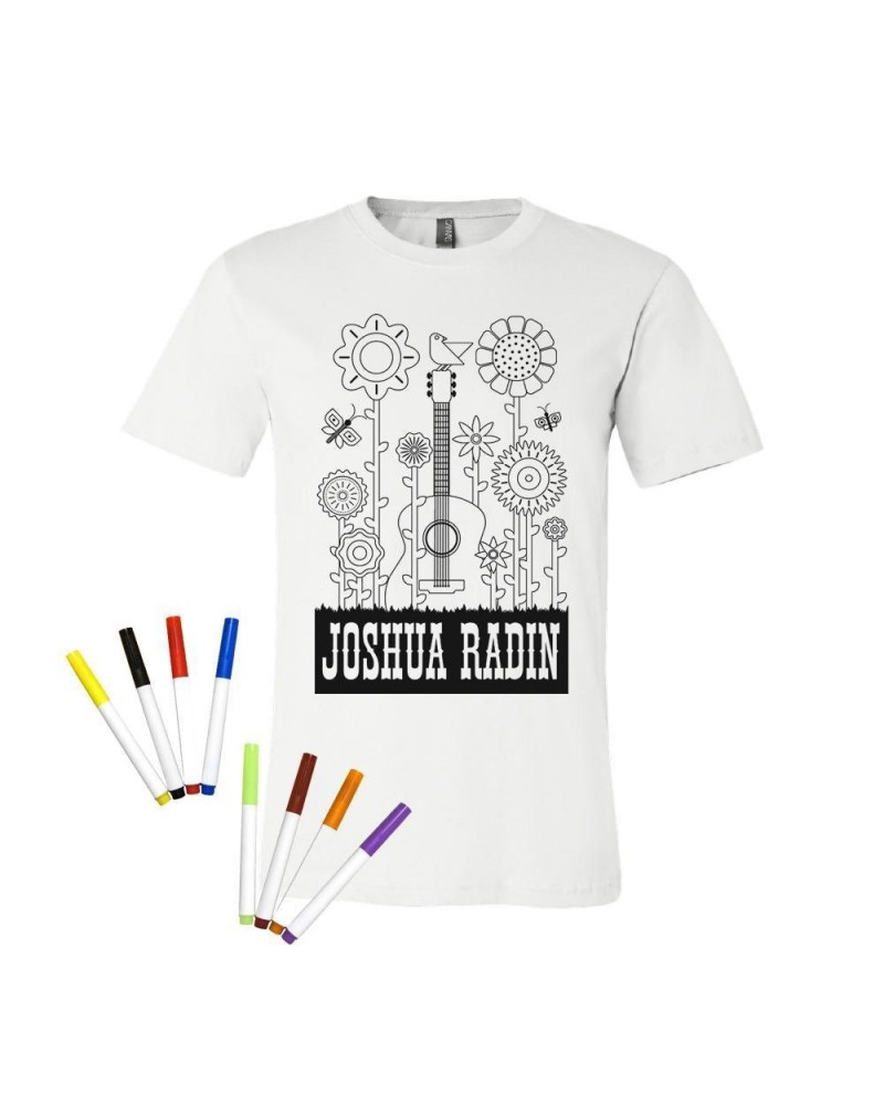 Joshua Radin Flower Guitar Decoratable Tee $6.28 Shirts