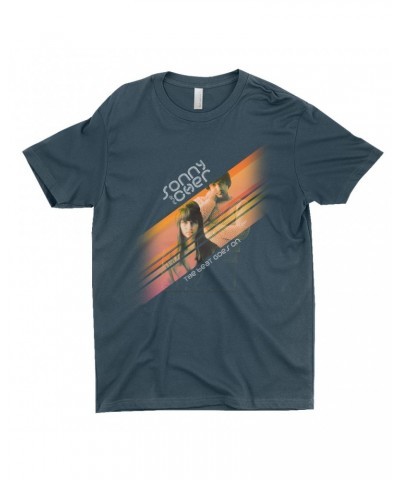 Sonny & Cher T-Shirt | The Beat Goes On Orange Stripes Shirt $7.99 Shirts