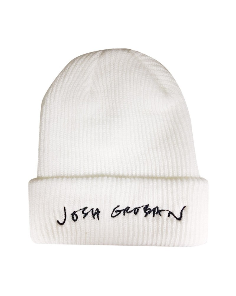 Josh Groban White Beanie $15.00 Hats