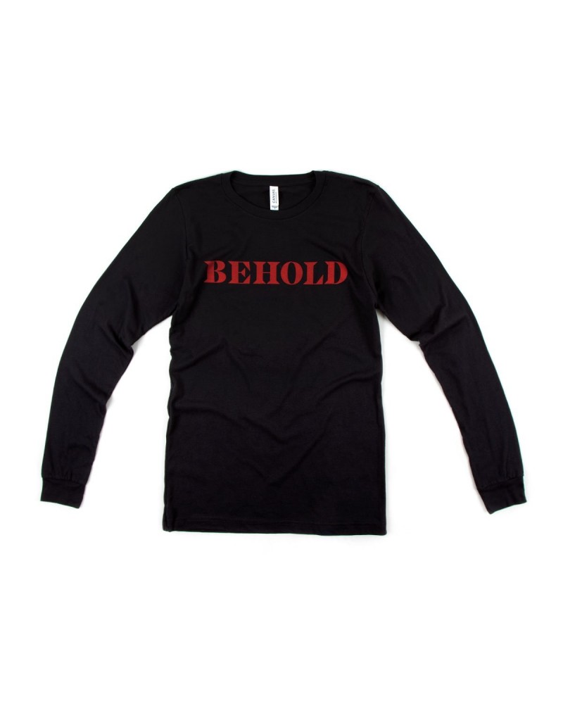 Lauren Daigle Behold Tour Black Long Sleeve T-shirt $13.63 Shirts