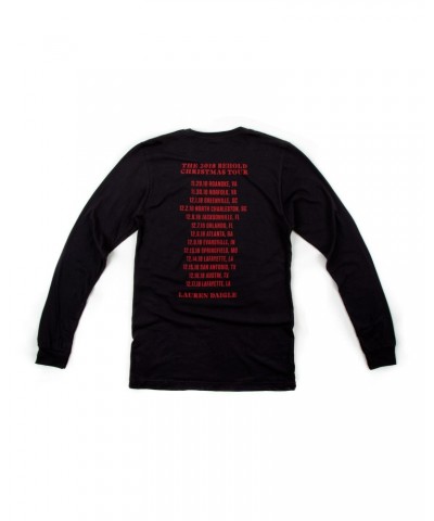 Lauren Daigle Behold Tour Black Long Sleeve T-shirt $13.63 Shirts