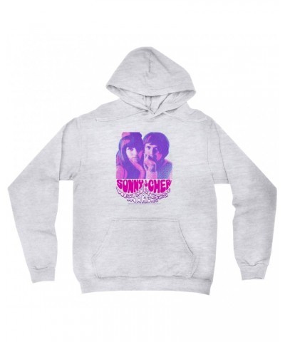 Sonny & Cher Hoodie | Westbury Music Fair Psychedelic Flyer Hoodie $7.55 Sweatshirts