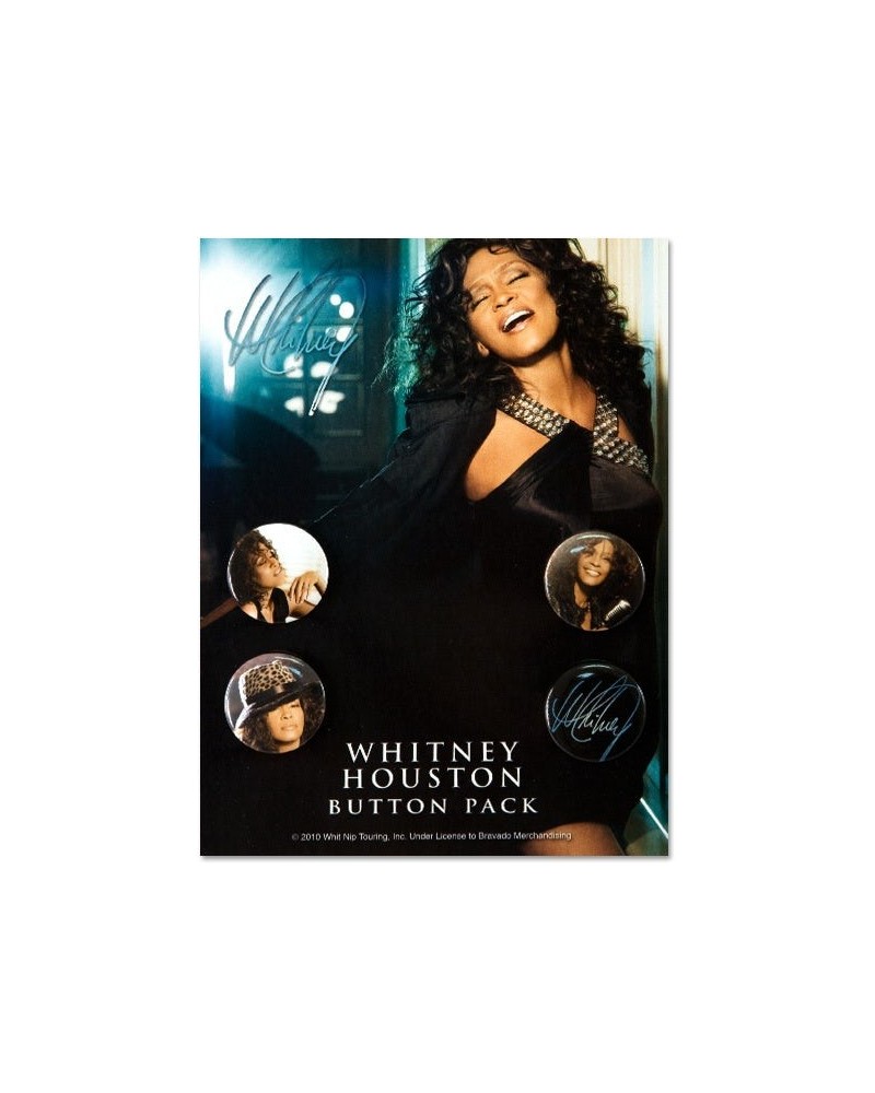 Whitney Houston Button Pack $12.23 Accessories