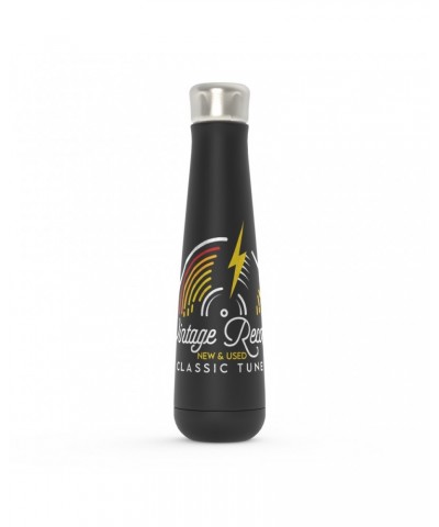 Music Life Water Bottle | Classic Vintage Records Water Bottle $3.00 Drinkware