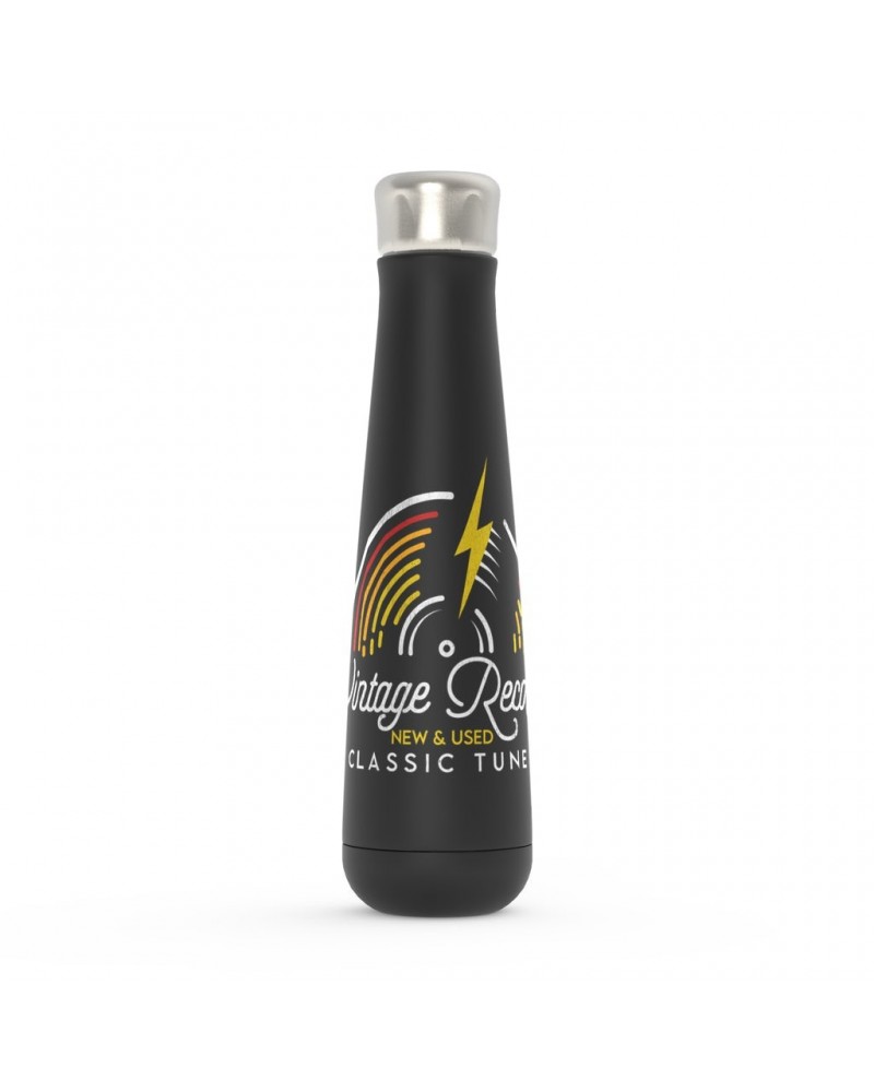 Music Life Water Bottle | Classic Vintage Records Water Bottle $3.00 Drinkware