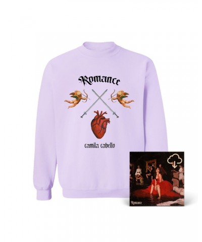 Camila Cabello Romance Lavender Crewneck + Digital Album Download $8.81 Sweatshirts