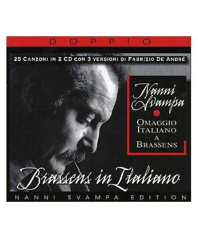 Nanni Svampa BRASSENS IN ITALIANO CD $8.33 CD