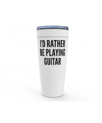 Music Life Viking Tumbler | I'd Rather Be Playing Guitar Tumbler $4.28 Drinkware