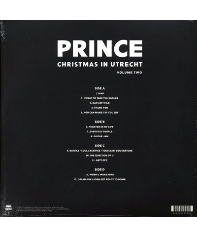 Prince LP - Christmas In Utrecht Volume 2 (2xLP) (Vinyl) $7.89 Vinyl