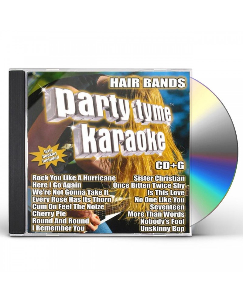 Party Tyme Karaoke Hair Bands (16-Song CD+G) CD $7.49 CD