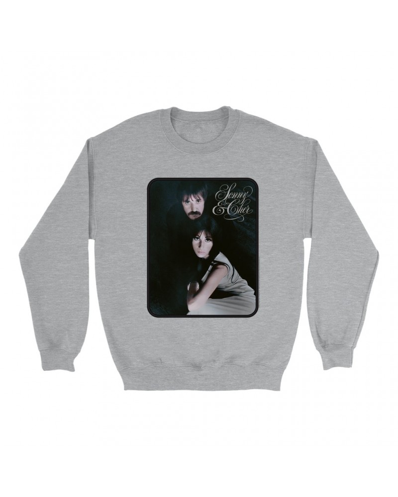 Sonny & Cher Sweatshirt | The Two Of Us Frame Photo And Logo Sweatshirt $8.38 Sweatshirts