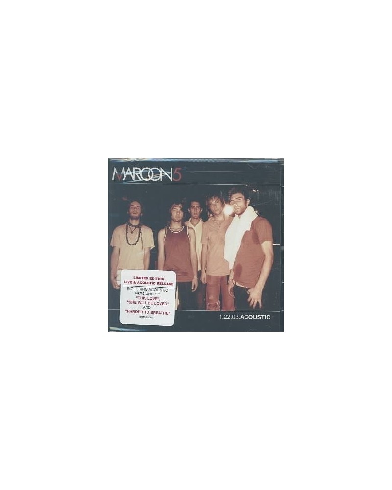 Maroon 5 1.22.03 Acoustic CD $9.35 CD