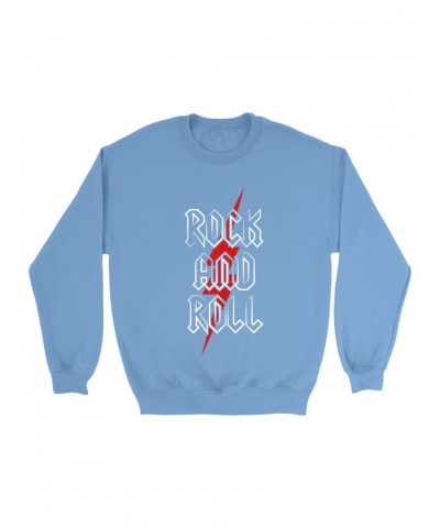 Music Life Colorful Sweatshirt | Rock n' Roll Bolt Sweatshirt $8.24 Sweatshirts