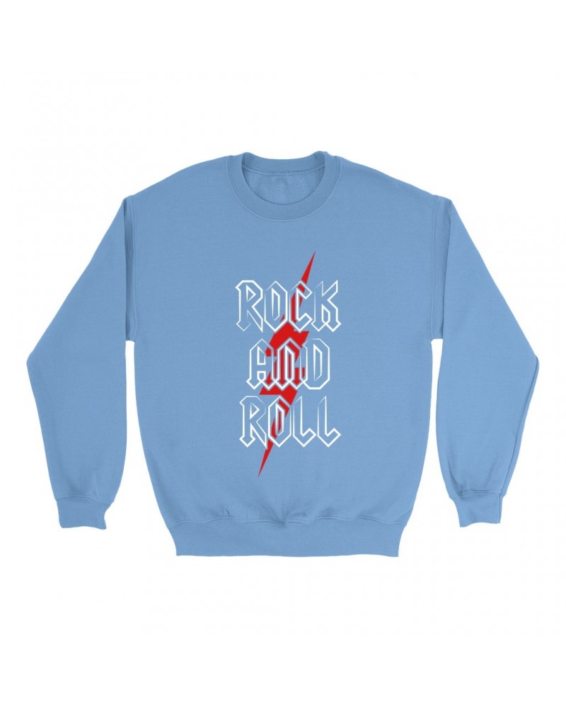 Music Life Colorful Sweatshirt | Rock n' Roll Bolt Sweatshirt $8.24 Sweatshirts