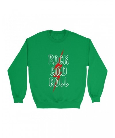 Music Life Colorful Sweatshirt | Rock n' Roll Bolt Sweatshirt $8.24 Sweatshirts