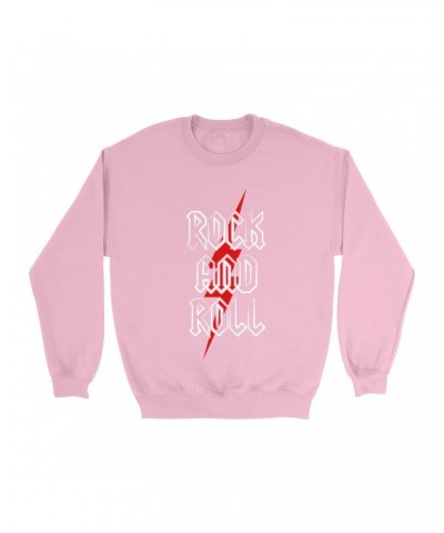 Music Life Colorful Sweatshirt | Rock n' Roll Bolt Sweatshirt $8.24 Sweatshirts