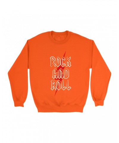 Music Life Colorful Sweatshirt | Rock n' Roll Bolt Sweatshirt $8.24 Sweatshirts