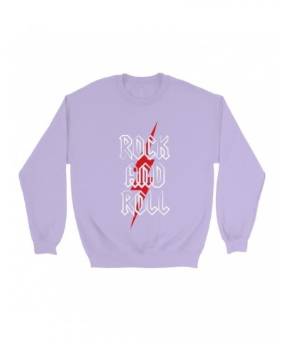 Music Life Colorful Sweatshirt | Rock n' Roll Bolt Sweatshirt $8.24 Sweatshirts