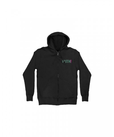 Charlie Puth Shy Away Slim Fit Zip Hoodie Black $9.30 Sweatshirts