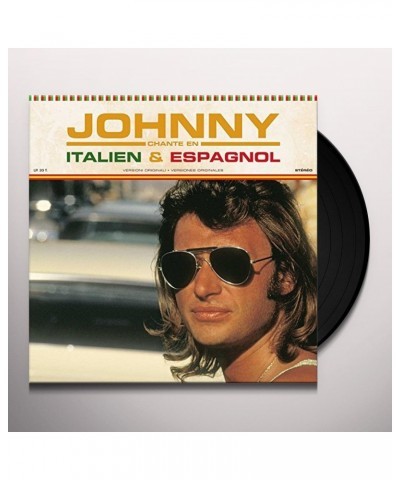 Johnny Hallyday JOHNNY CHANTE EN ITALIEN ET ESPAGNO Vinyl Record $5.59 Vinyl