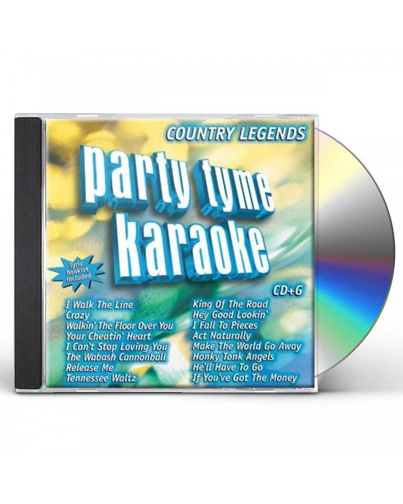 Party Tyme Karaoke Country Legends 1 (16-song CD+G) CD $11.06 CD