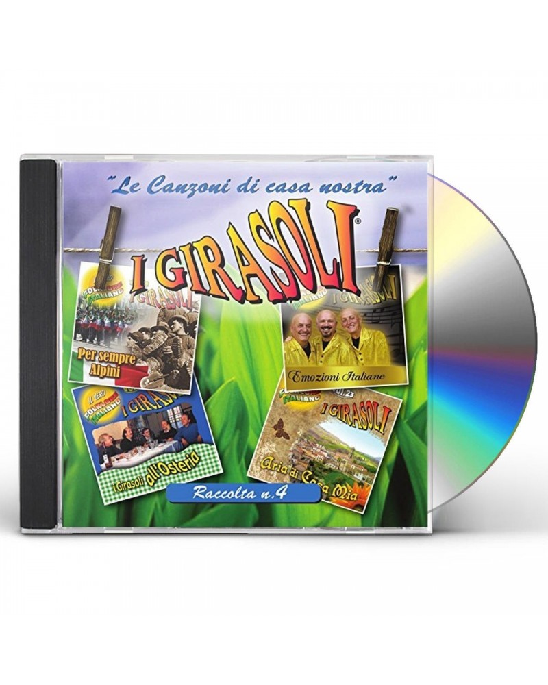 Girasoli LE CANZONI DI CASA NOSTRA - RACCOLTA N. 4 CD $8.16 CD