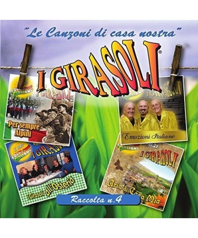 Girasoli LE CANZONI DI CASA NOSTRA - RACCOLTA N. 4 CD $8.16 CD