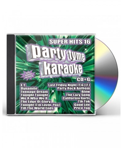 Party Tyme Karaoke Super Hits 16 (16-song CD+G) CD $22.03 CD