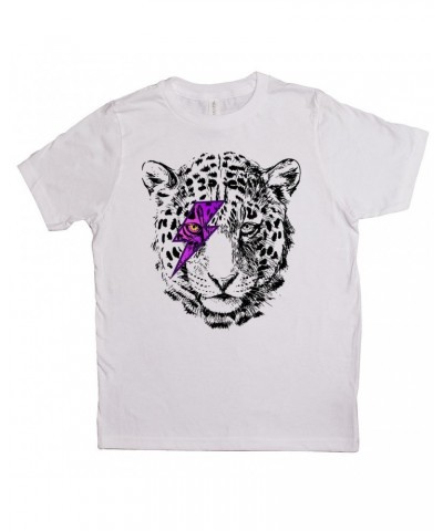 Music Life Kids T-Shirt | Glam Rock Leopard Kids Shirt $6.79 Kids