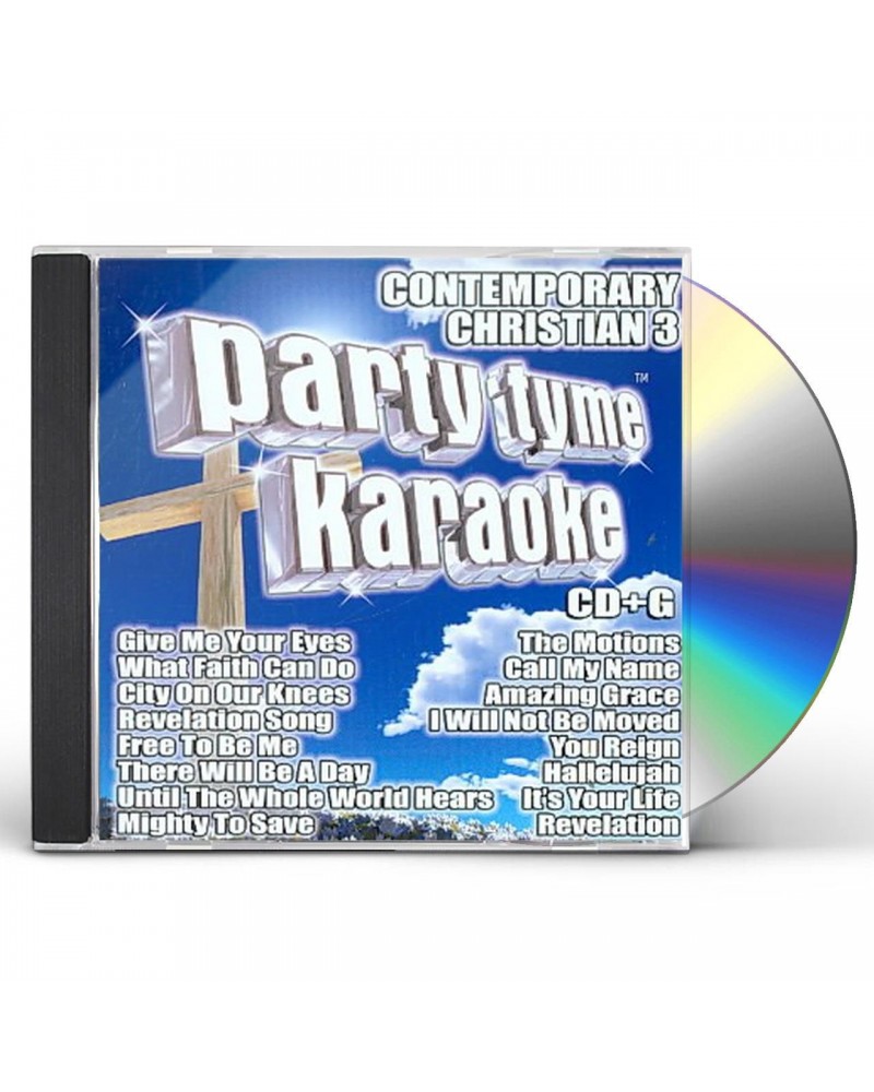 Party Tyme Karaoke Contemporary Christian 3 (16-song CD+G) CD $7.40 CD