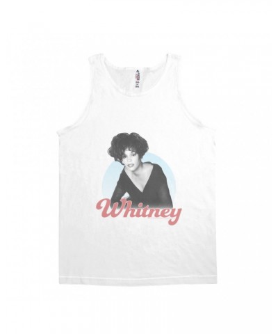 Whitney Houston Unisex Tank Top | 1990 Photo Pastel Design Shirt $8.69 Shirts