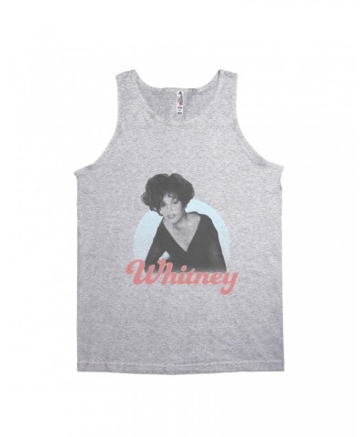 Whitney Houston Unisex Tank Top | 1990 Photo Pastel Design Shirt $8.69 Shirts