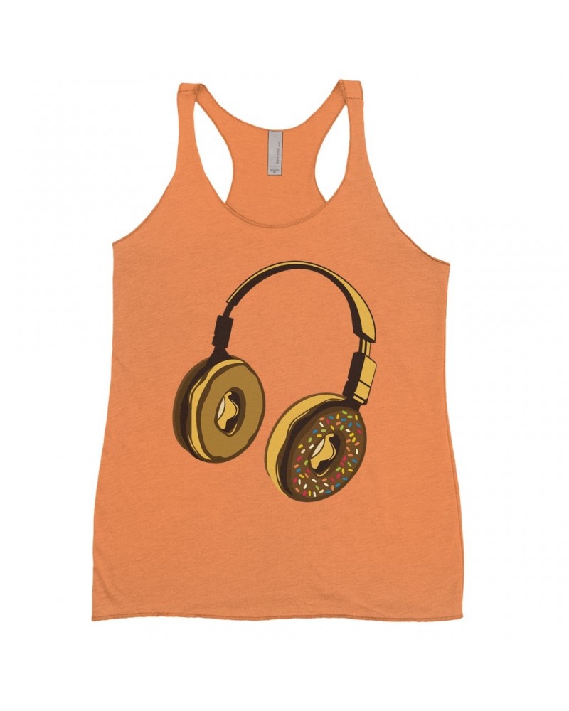 Music Life Colorful Racerback Tank | Delicious Donut Beats Tank Top $10.57 Shirts