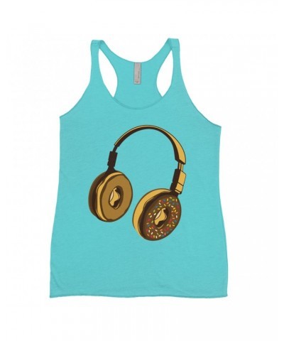 Music Life Colorful Racerback Tank | Delicious Donut Beats Tank Top $10.57 Shirts