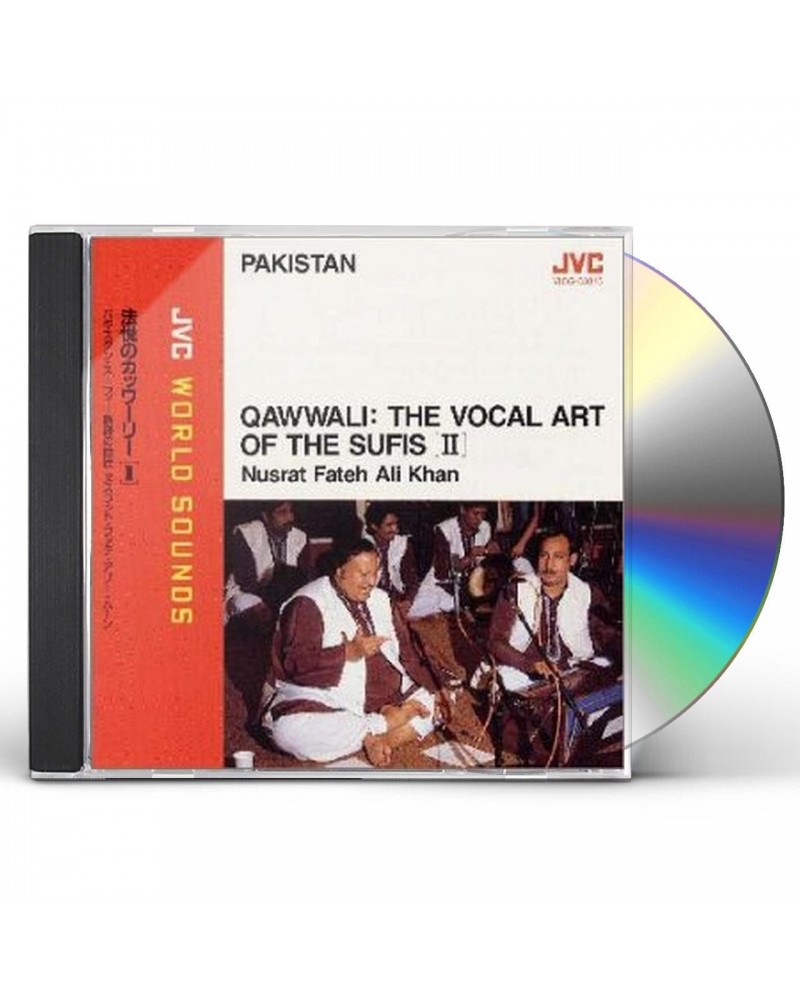 Nusrat Fateh Ali Khan QAWWALI: VOCAL ART OF THE SUFIS II CD $7.75 CD