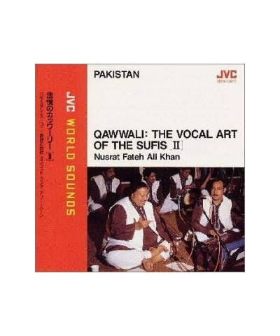 Nusrat Fateh Ali Khan QAWWALI: VOCAL ART OF THE SUFIS II CD $7.75 CD