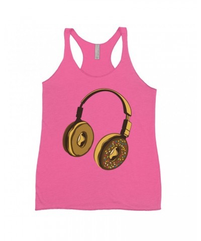 Music Life Colorful Racerback Tank | Delicious Donut Beats Tank Top $10.57 Shirts