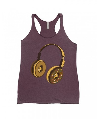 Music Life Colorful Racerback Tank | Delicious Donut Beats Tank Top $10.57 Shirts